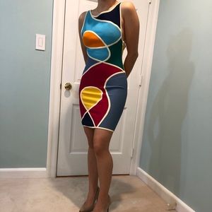 Designer cocktail dress